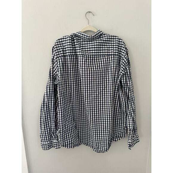 Columbia Shirt Mens XXL Plaid button Up Long Sleeve Pocket Blue - Picture 3 of 5